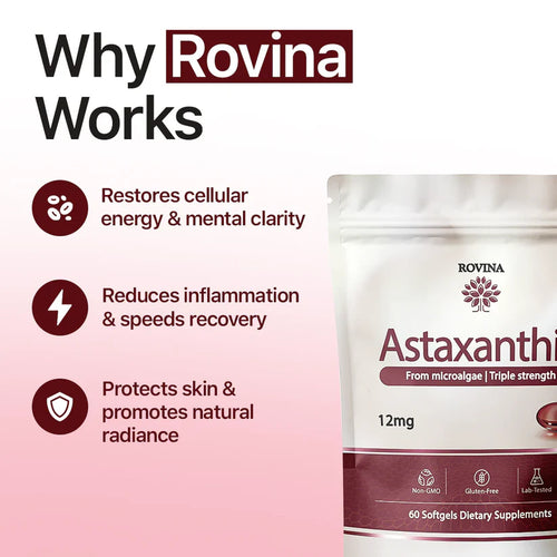 Rovina Astaxanthin 12mg Softgels