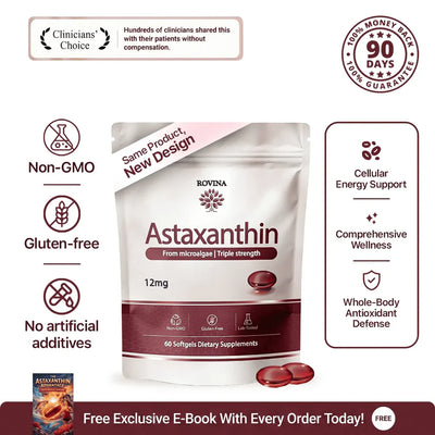 Rovina Astaxanthin 12mg Softgels