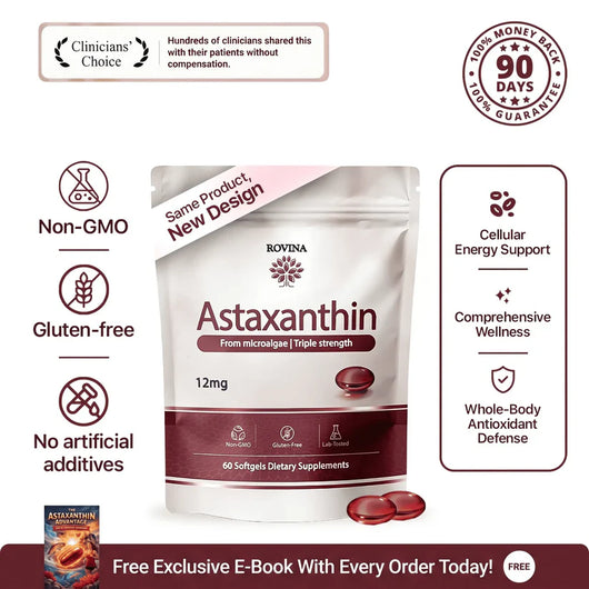 Rovina Astaxanthin 12mg Softgels
